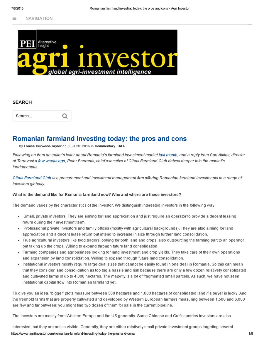 Agri Investor